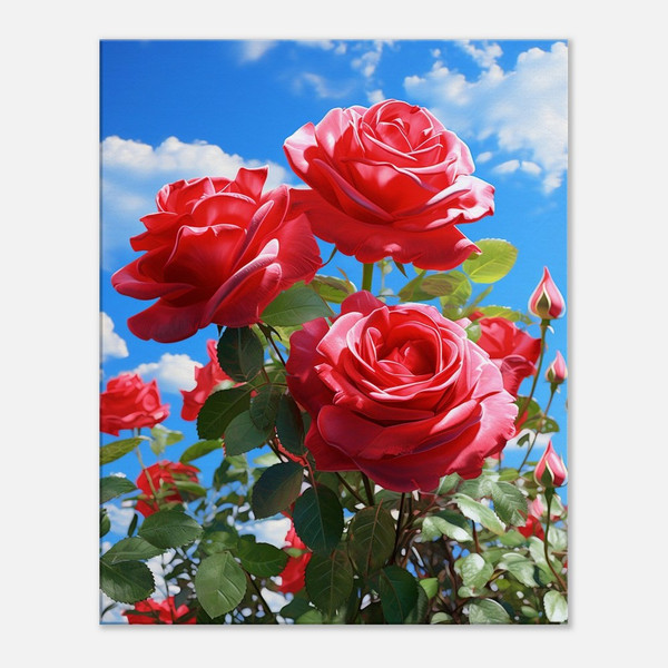 Regal Crimson Ballet Red Roses