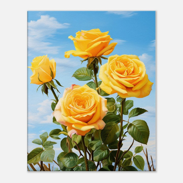 Sunny Yellow Rose Serenade