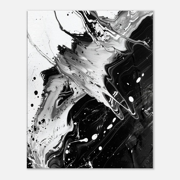 Abstract Noir Waves