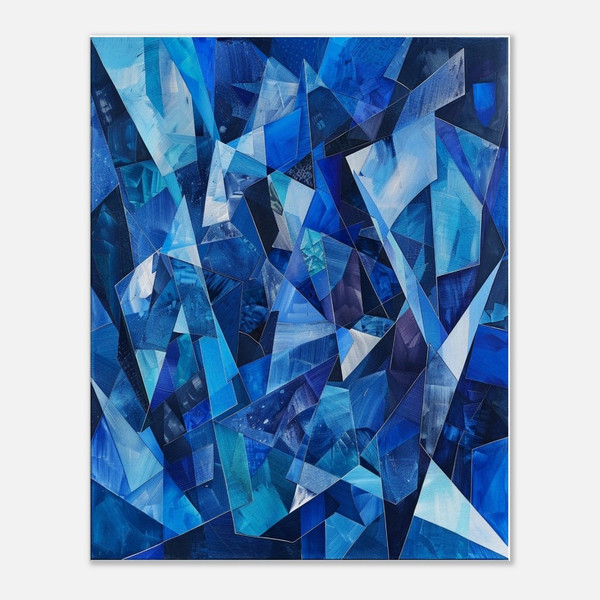 Blue Fractured Depths