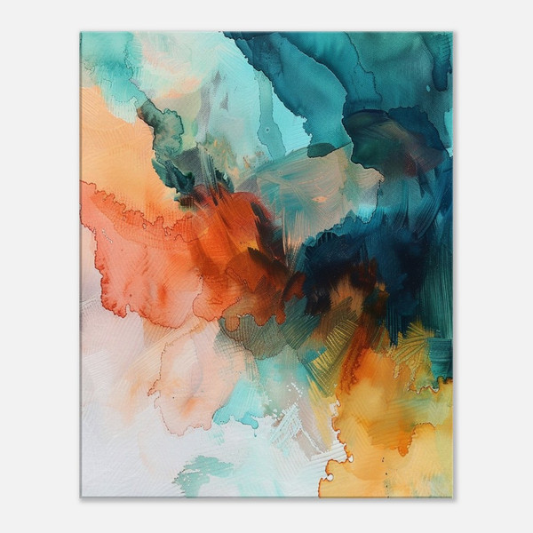 Colorful Fluid Motion