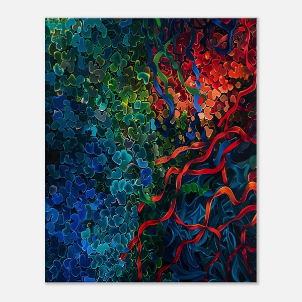 Intertwined Colorful Energies