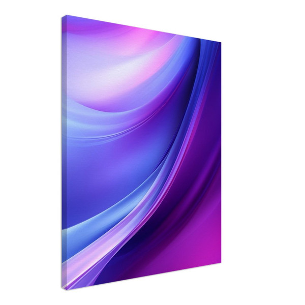 Ultraviolet Waves - Abstract Art - Canvas Art