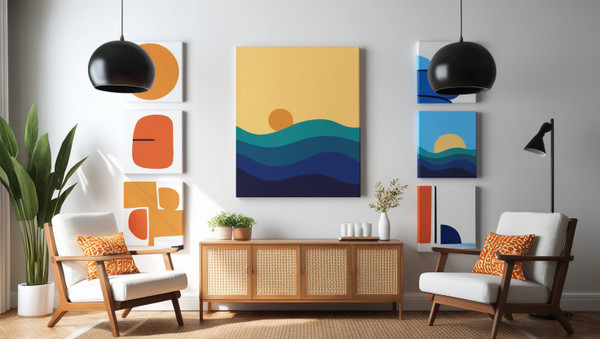Canvas Art for Living Rooms: Add Style and Personality!