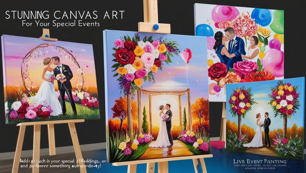 Stunning Canvas Art for Your Special Events!