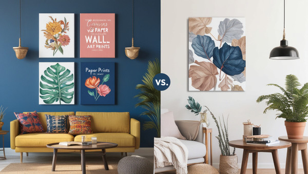 Canvas vs Paper Wall Art: Which Should You Choose?