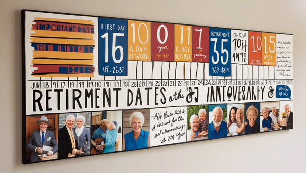 Celebrate Retirement with Custom Wall Art Creations