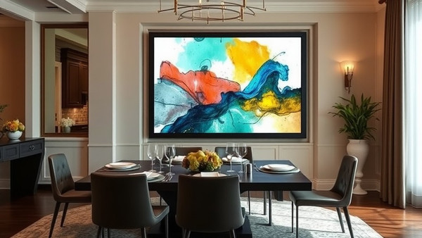 Digital Art for Dining Room Walls: A Modern Touch for Your Space