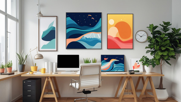Downloadable Digital Art for Office Spaces Instantly