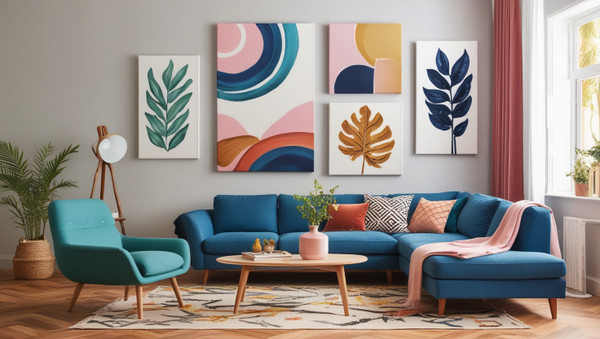 Transform Your Living Room with Canvas Print Styling