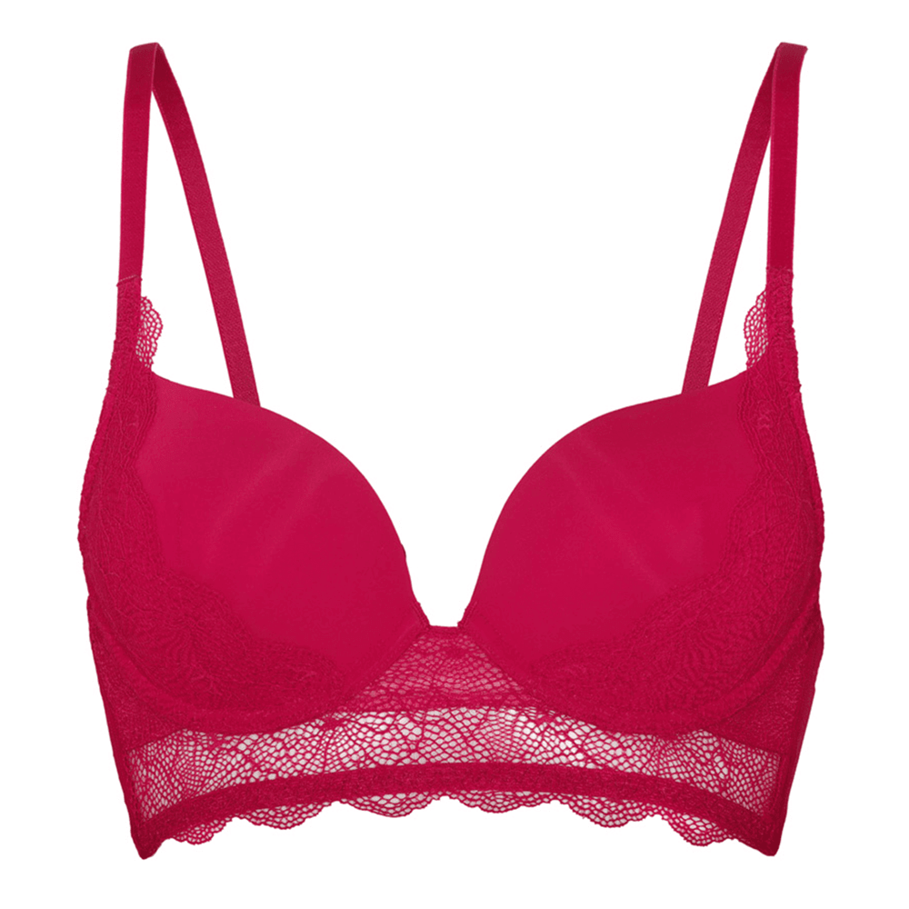 Triangle Lace Push Up Bra