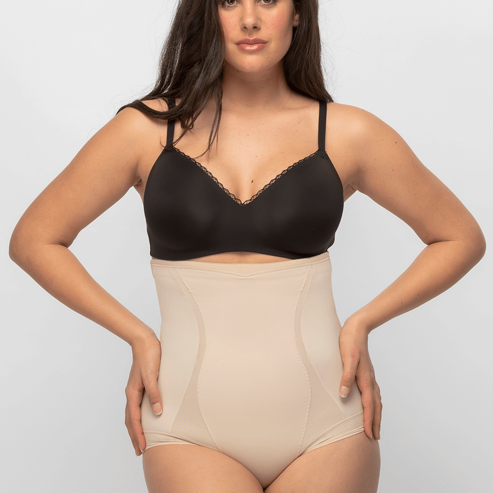 Maidenform Wo Firm Foundations Curvy Plus Firm Control High Waist Brief  Dm1023 Body Beige