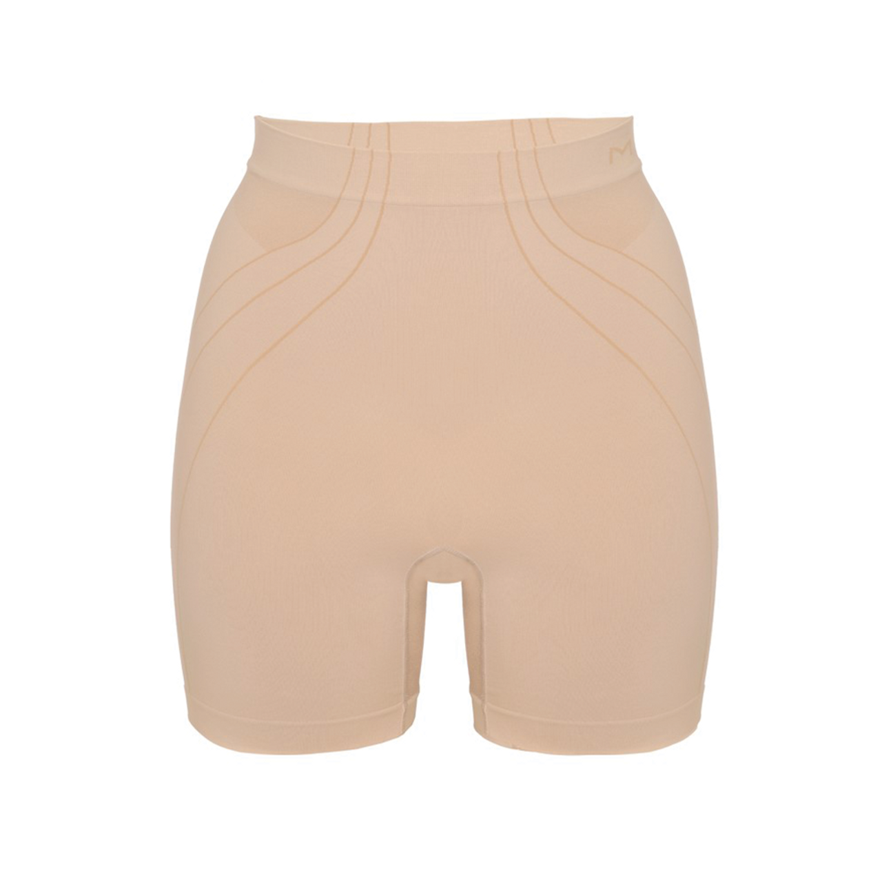$52 Maidenform Women's Beige High Waisted Firm Control Shorts Shapewear  Size M