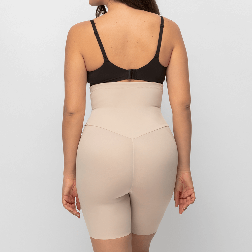 Maidenform CURVY FIRM FOUNDATIONS HI-WAIST THIGH SLIMMER - Shapewear - body  beige/nude - Zalando.de