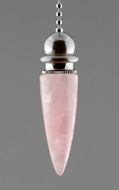 Rose Quartz Chamber Pendulum