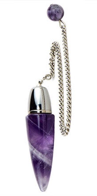 Amethyst with Bearing Balance Pendulum