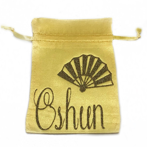 Orisa Cowrie Bag Oshun Fan Orisa Cowrie Bag Oshun Fan