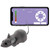 Electronic Remote Control Gray Mouse Cat Toy with App and Realistic Appearance