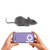 Electronic Remote Control Gray Mouse Cat Toy with App and Realistic Appearance