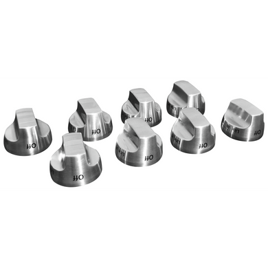 Cooktop Burner Control Knob Kit, Stainless Steel W10231704