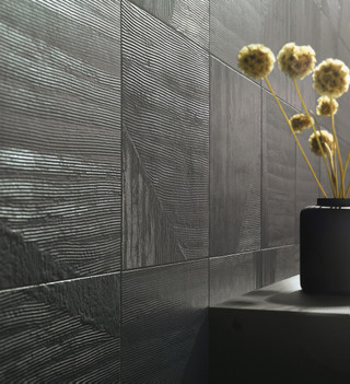 Sassoscritto Abyss | Black Modern Tile | Brick City Tile