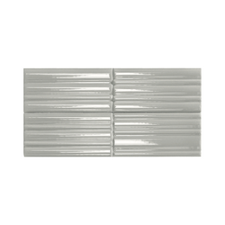 Mini Grigio Sticks 3D Fluted Subway Tile