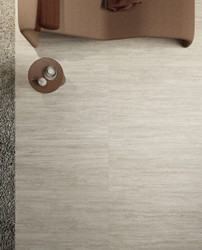 Vein Cut Travertine Look Porcelain | Living Room