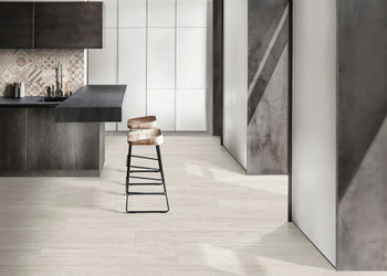 Mello Wood Gray Porcelain Wood Look Plank Tile