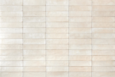 color variation in Noho Ivory porcelain brick subway tile