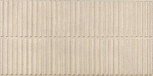 Homey Stripes Matte 12x24 White fluted tile