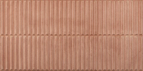 Homey Stripes Clay Fluted Porcelain Tile