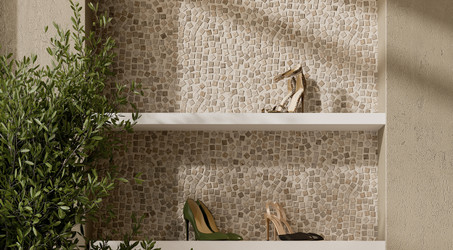 Beige Palatino Porcelain Mosaic