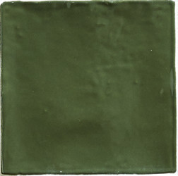 sample Fez Verde 5x5 Green zellige look tile