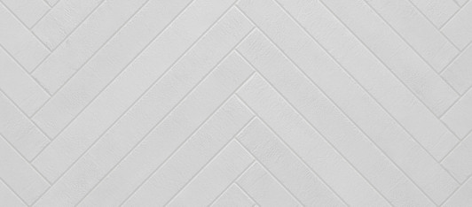 Arenosa White Brick Herringbone layout