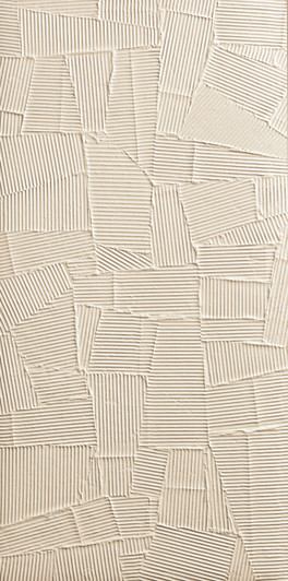 Paper Clay Sabbia creamy neutral 3d wall tile