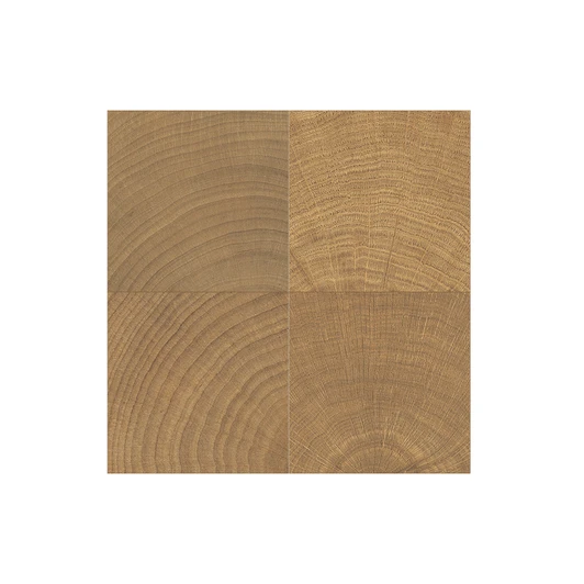 Circles Walnut 4x4 small format wood look porcelain