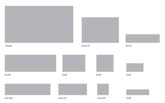 Subway Series 4x10 Ice White Beveled