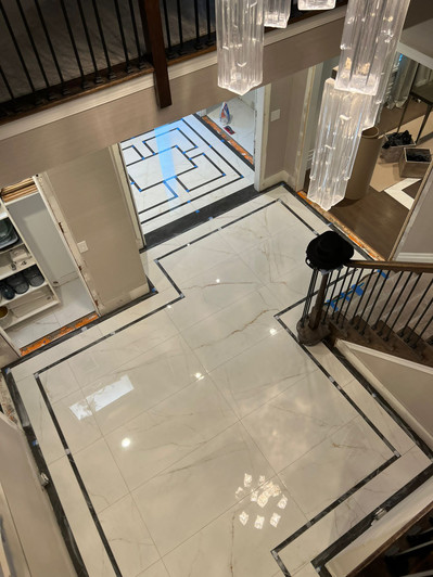 Foyer featuring Dual Polished 24x48