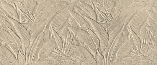 Litia Grey 3D Botanical Tile