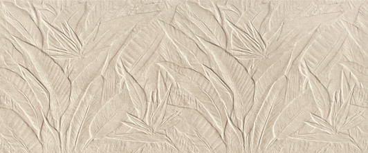 Nobu Beige Litia Carved Wall Tile