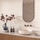 Mini Bianco Sticks Bathroom Wall