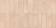 installation friendly 12x24 format stacked brick effect