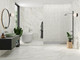 Lux bathroom designed with Golden Hill Wall Tile
