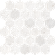 Pietra D'Orvieto Bianco Hexagon Blend
