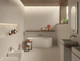 Litia White 3D accent wall