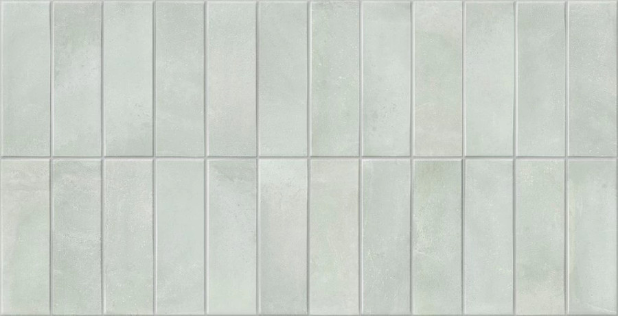 Green Stacked Brick Effect Biscuit 12x24