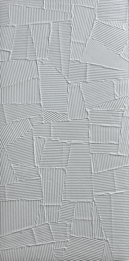 Paper Clay Avio 24x48 Sculptural Tile
