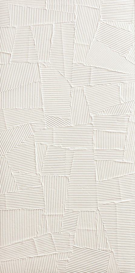 Paper Clay Neve White 3D Wall Tile