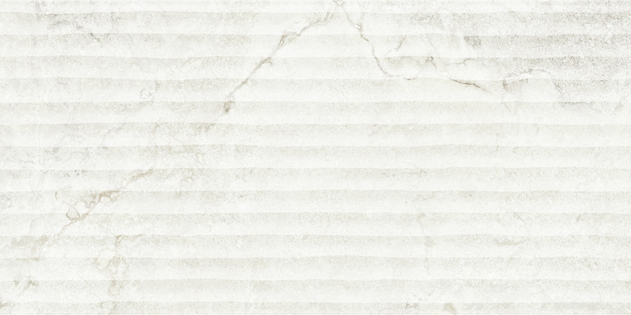 Lunaris Ivory Fluted 12"x24 3D textured tile