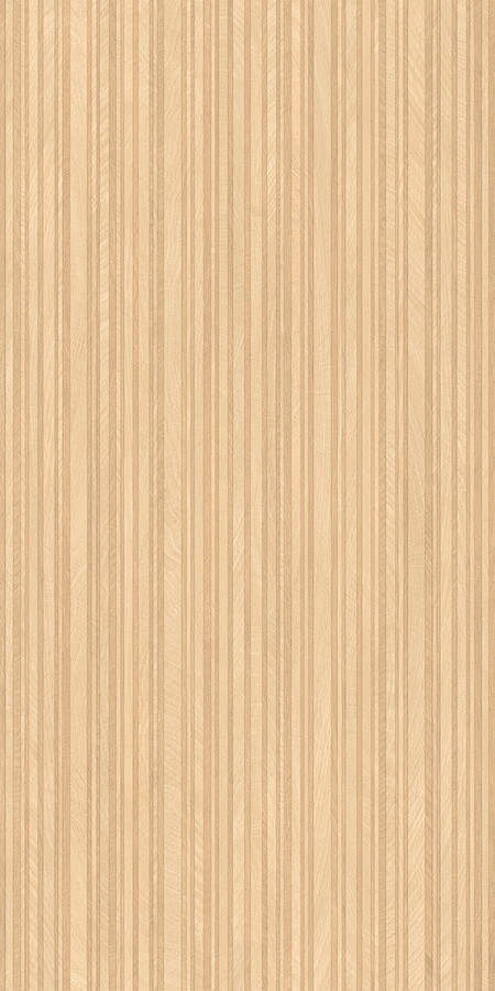 Circles Oak 3d Slats Large Format Ribbed Wood Look Tile